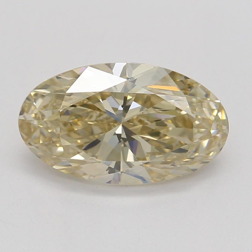 1.0 Ct. Fancy Light Yellow-Brown Oval Diamond