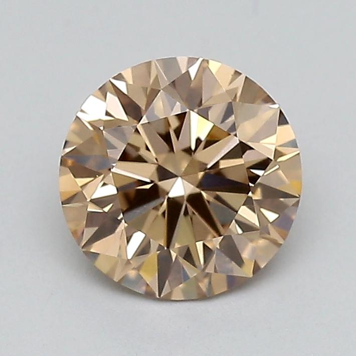 1.01 Ct. Light  Brown Round Lab Grown Diamond