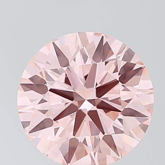 2.26 Ct. Fancy Vivid Pink Round Lab Grown Diamond