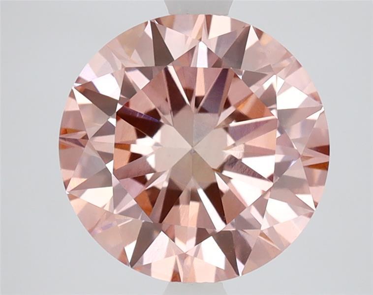 2.97 Ct. Fancy Vivid Pink Round Lab Grown Diamond