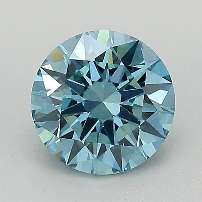 1.09 Ct. Fancy Vivid Blue Round Lab Grown Diamond