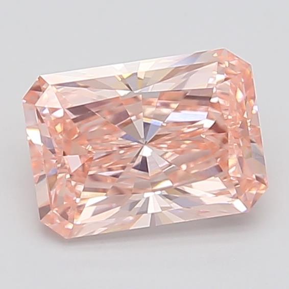 1.08 Ct. Fancy Vivid Pink Radiant Lab Grown Diamond