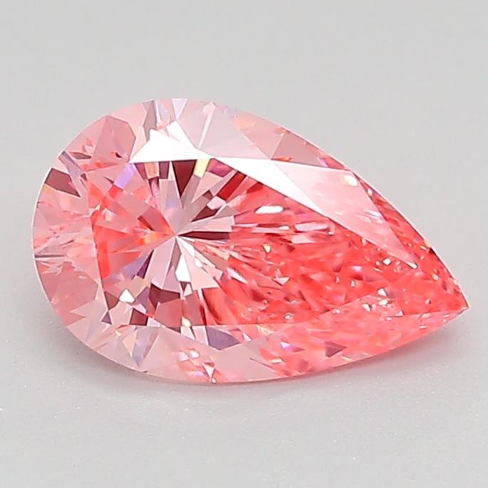 1.00 Ct. Fancy Vivid Pink Pear Lab Grown Diamond