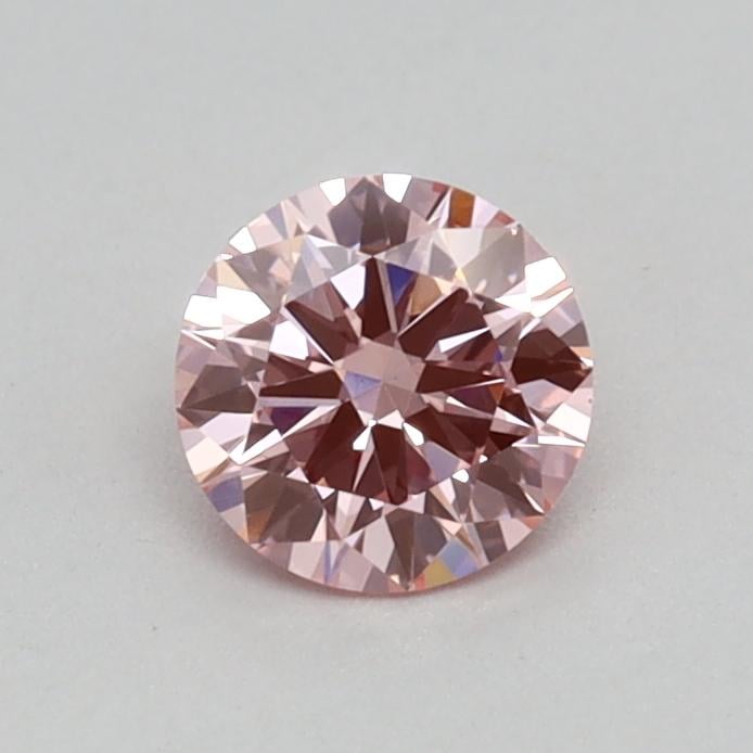 0.34 Ct. Fancy Intense Pink Round Lab Grown Diamond
