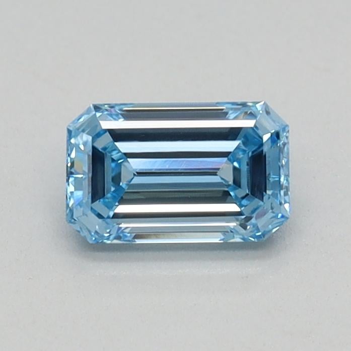 0.34 Ct. Fancy Intense Blue Emerald Lab Grown Diamond