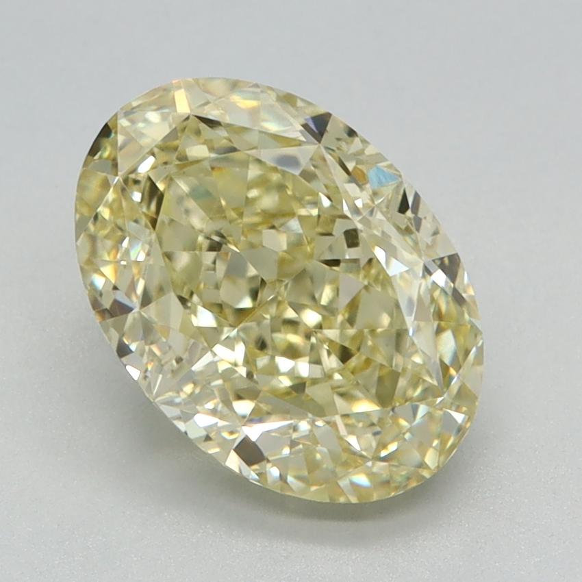 2.13 Ct. Fancy Intense Yellow Oval Lab Grown Diamond