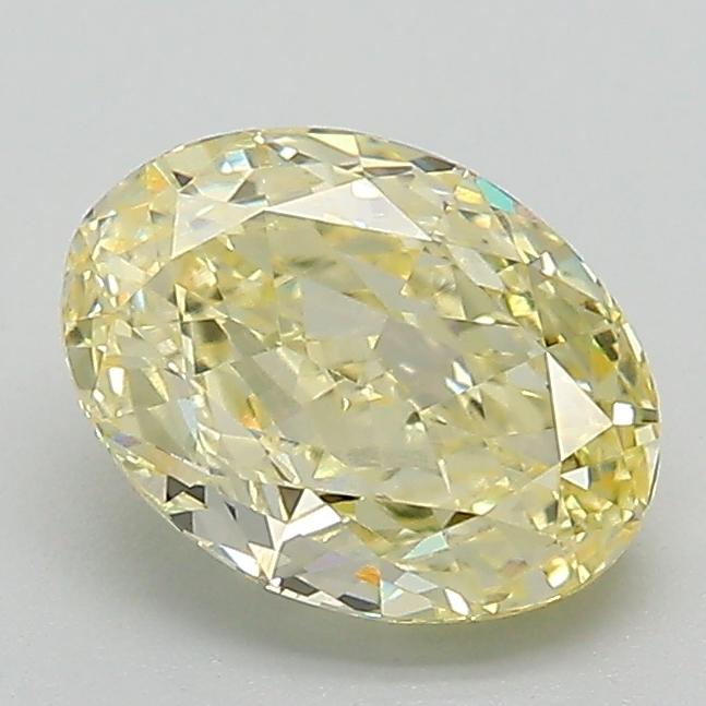 1.42 Ct. Fancy Yellow Oval Lab Grown Diamond