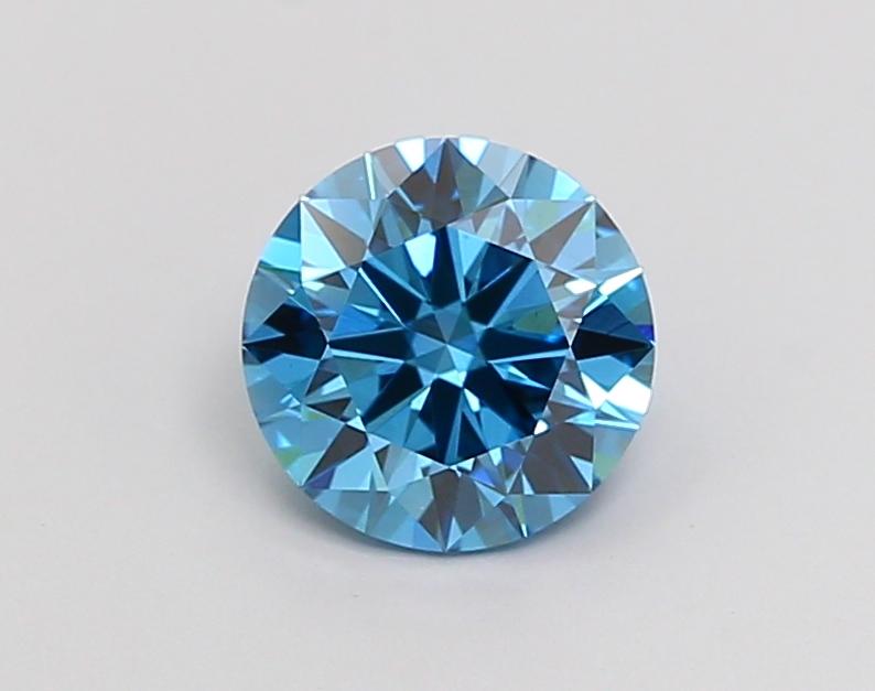 1.19 Ct. Fancy Vivid Blue Round Lab Grown Diamond