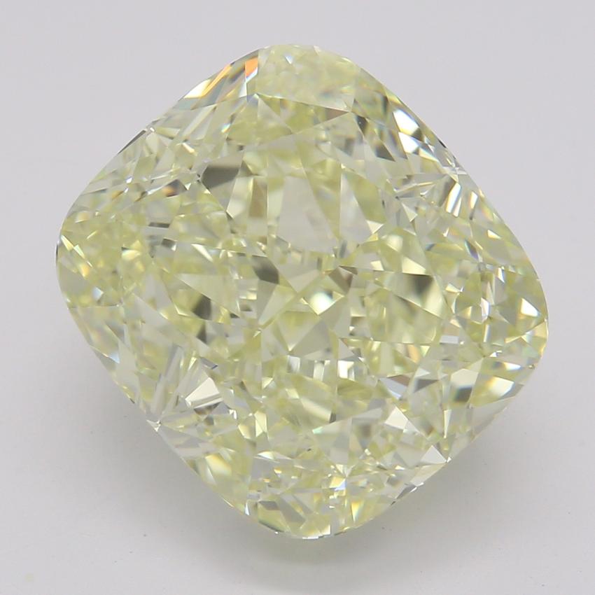 5.08 Ct. Fancy Light Yellow Cushion Diamond