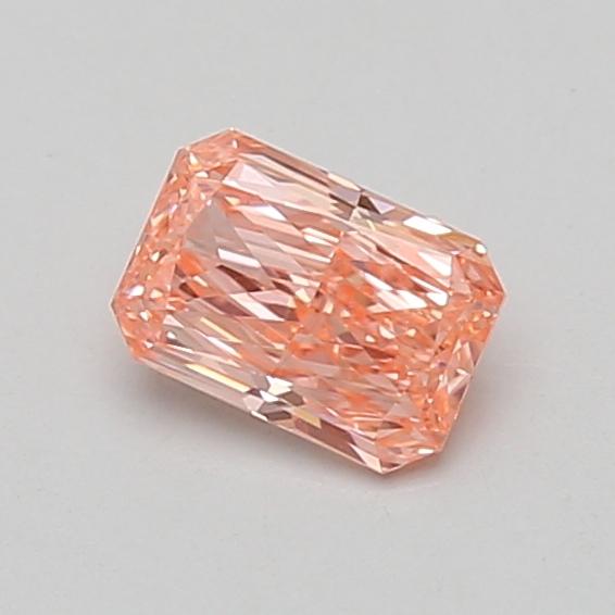 0.57 Ct. Fancy Vivid Pink Radiant Lab Grown Diamond