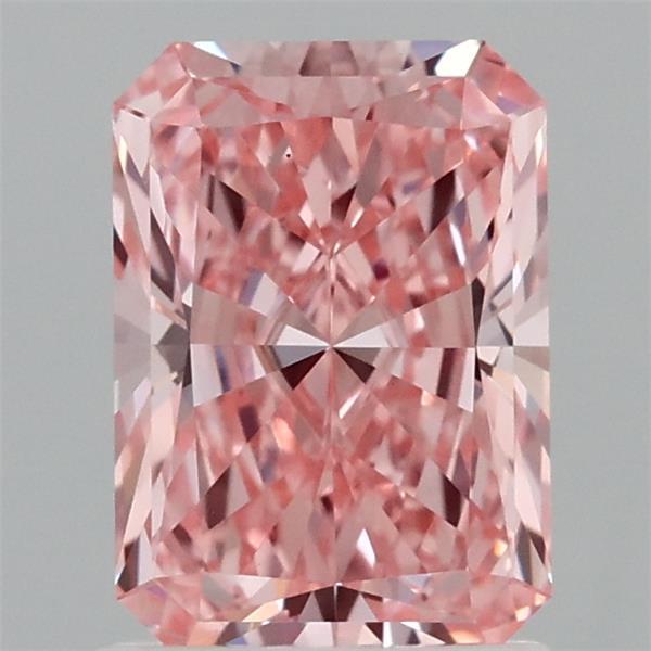1.54 Ct. Fancy Vivid Pink Radiant Lab Grown Diamond