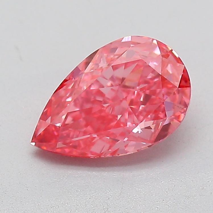 1.08 Ct. Fancy Vivid  Pink Pear Lab Grown Diamond