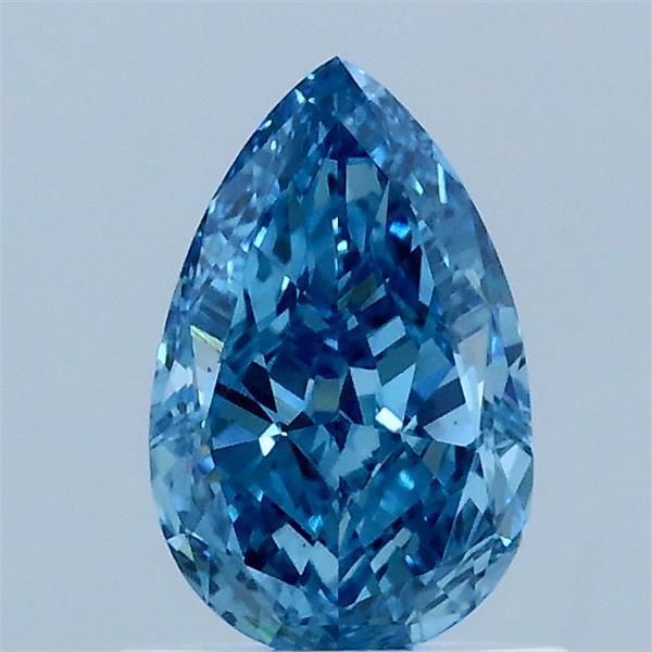 1.01 Ct. Fancy Vivid Blue Pear Lab Grown Diamond