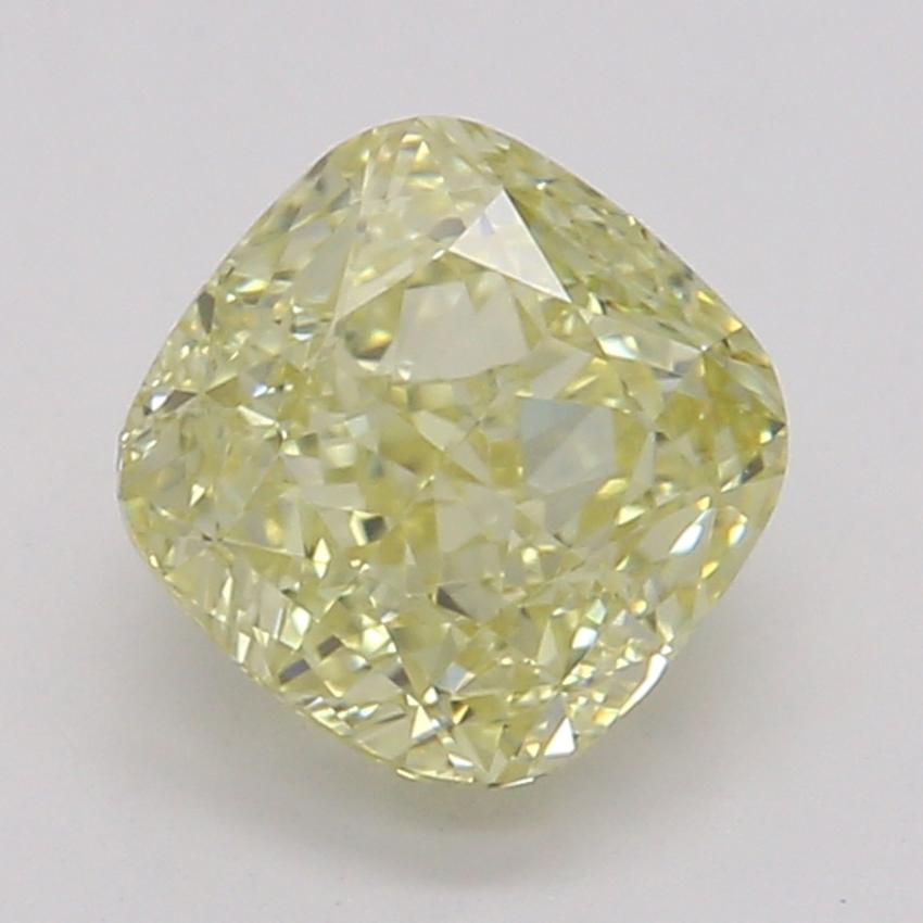 0.72 Ct. Fancy Yellow Cushion Diamond