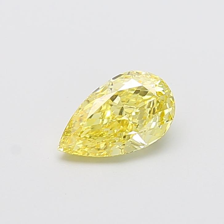 1.06 Ct. Fancy Yellow Pear Lab Grown Diamond