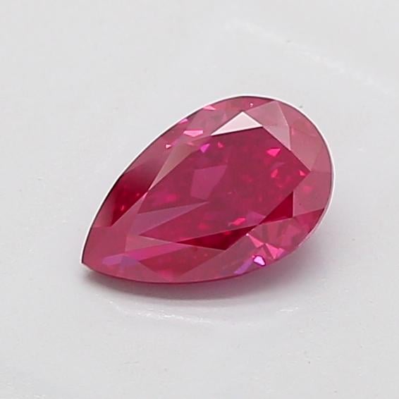 1.24 Ct. Fancy Vivid Pink Pear Lab Grown Diamond