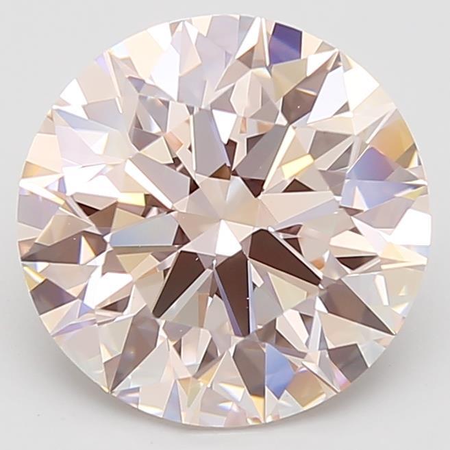 3.00 Ct. Fancy Light Pink Round Lab Grown Diamond