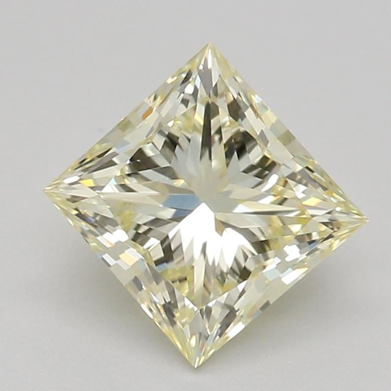 1.01 Ct. Fancy Light Yellow Princess Lab Grown Diamond