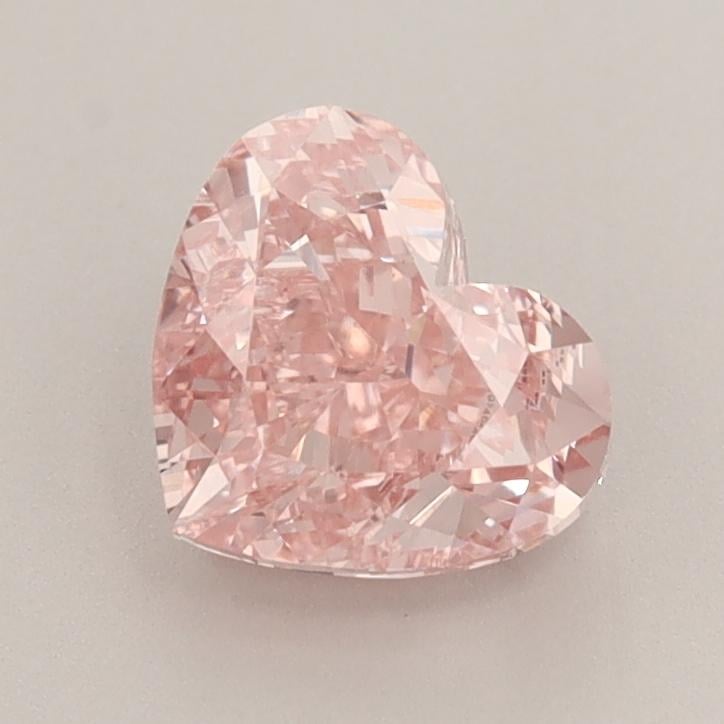 1.50 Ct. Fancy Intense  Pink Heart Lab Grown Diamond