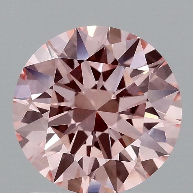 1.52 Ct. Fancy Vivid Pink Round Lab Grown Diamond