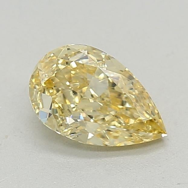 0.73 Ct. Fancy Intense  Yellow Pear Lab Grown Diamond
