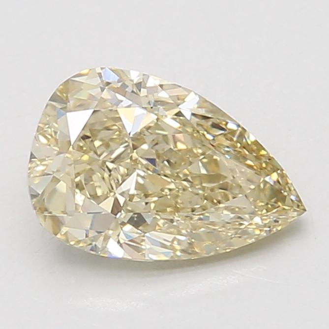 2.00 Ct. Fancy Yellow Pear Lab Grown Diamond
