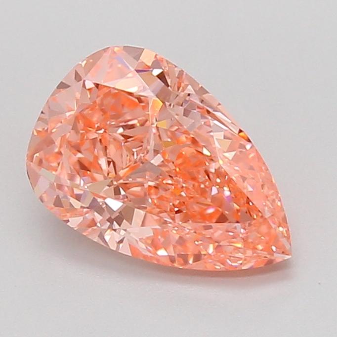 2.09 Ct. Fancy Vivid Pink Pear Lab Grown Diamond