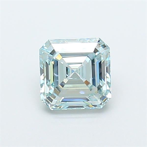 1.36 Ct. Fancy Intense Green Asscher Lab Grown Diamond