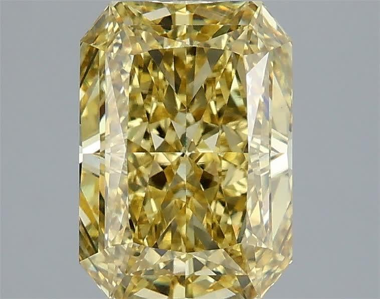 2.56 Ct. Fancy Intense Yellow Radiant Lab Grown Diamond