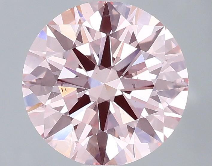 2.09 Ct. Fancy Intense Pink Round Lab Grown Diamond