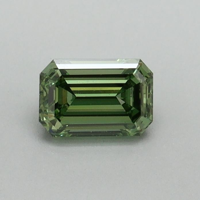 0.45 Ct. Fancy Vivid Green Emerald Lab Grown Diamond
