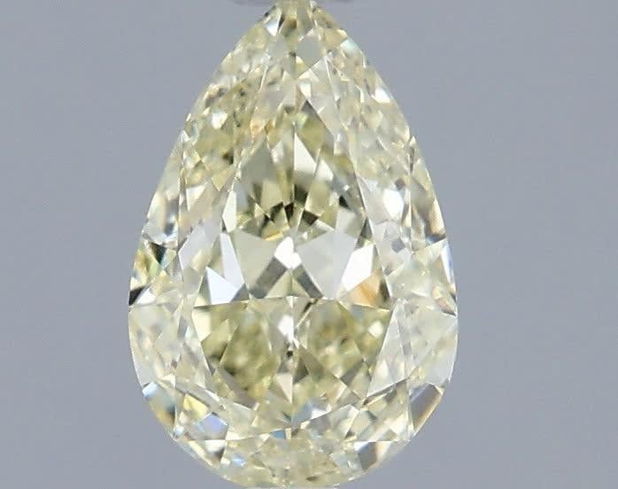 1.04 Ct. Light Yellow Pear Lab Grown Diamond
