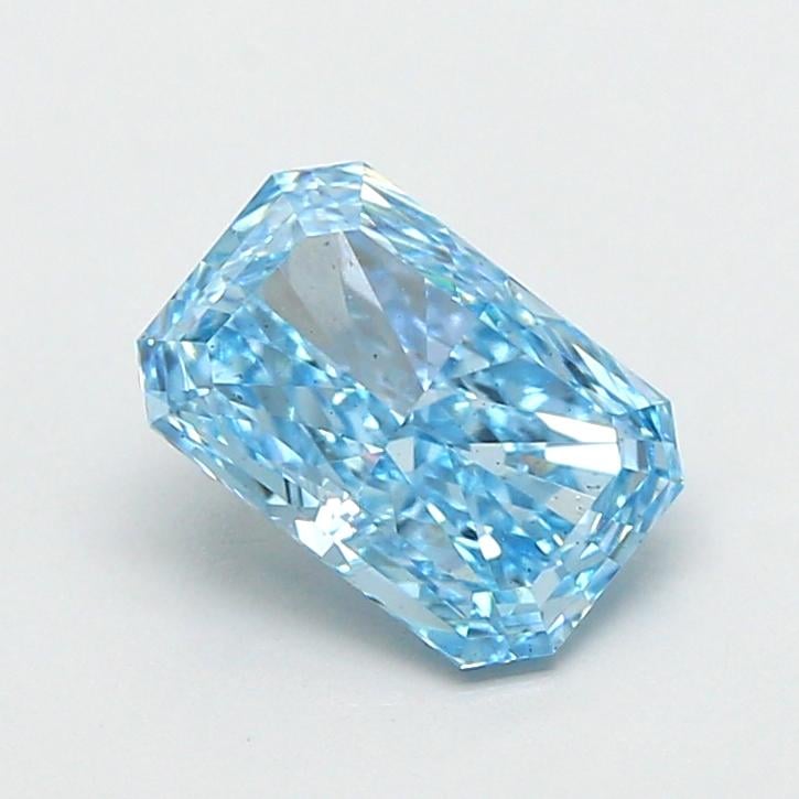 1.31 Ct. Fancy Vivid  Blue Radiant Lab Grown Diamond