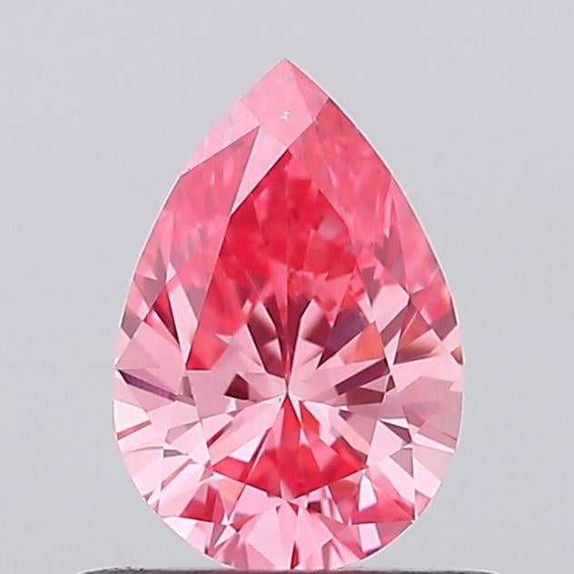 0.53 Ct. Fancy Vivid Pink Pear Lab Grown Diamond
