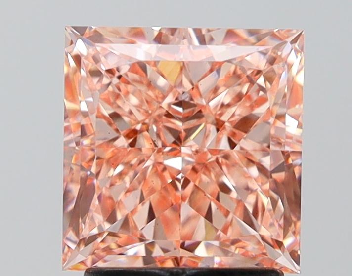 2.46 Ct. Fancy Intense Pink Princess Lab Grown Diamond