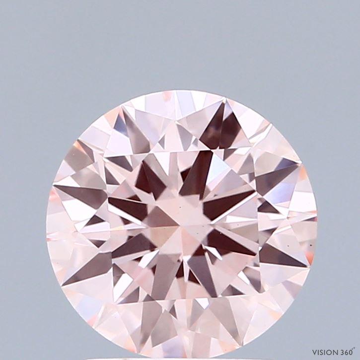 2.04 Ct. Fancy Intense Pink Round Lab Grown Diamond