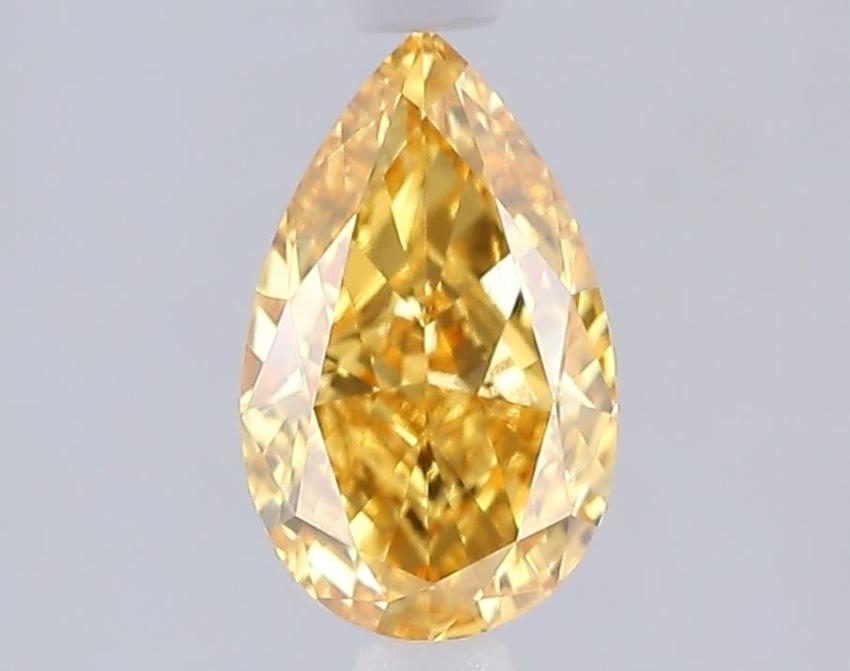 1.52 Ct. Fancy Vivid Yellow Yellow Pear Lab Grown Diamond