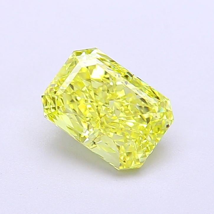 1.18 Ct. Fancy Intense  Yellow Radiant Lab Grown Diamond