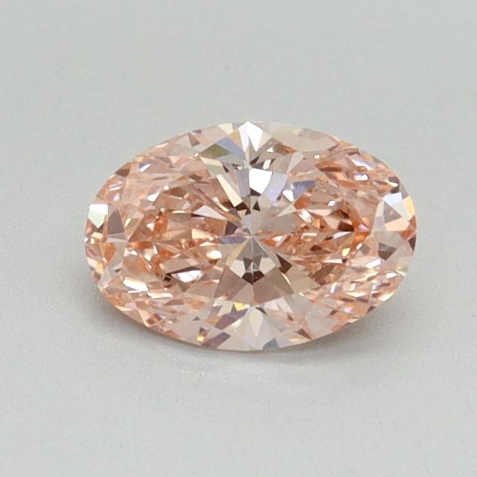 0.53 Ct. Fancy Vivid Pink Oval Lab Grown Diamond