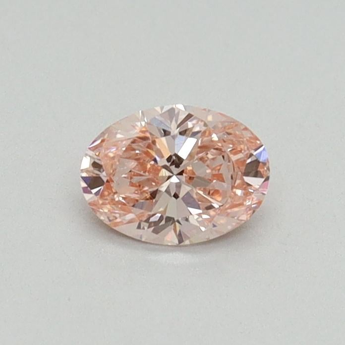 0.30 Ct. Fancy Intense Pink Oval Lab Grown Diamond