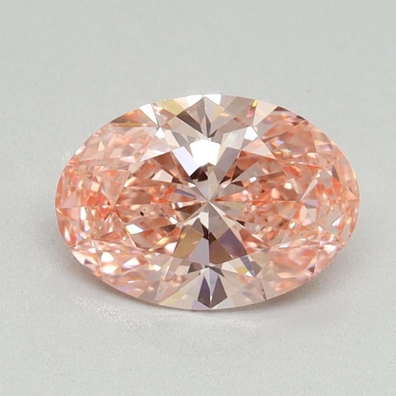 1.02 Ct. Fancy Vivid Pink Oval Lab Grown Diamond