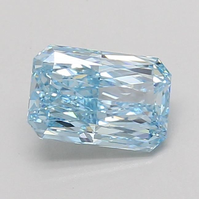1.41 Ct. Fancy Vivid Blue Radiant Lab Grown Diamond
