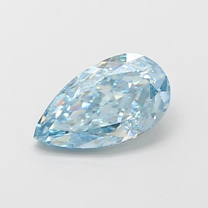 1.02 Ct. Fancy Intense  Blue Pear Lab Grown Diamond