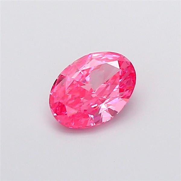 1.09 Ct. Fancy Vivid Pink Oval Lab Grown Diamond