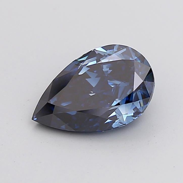 2.22 Ct. Fancy Vivid Blue Pear Lab Grown Diamond