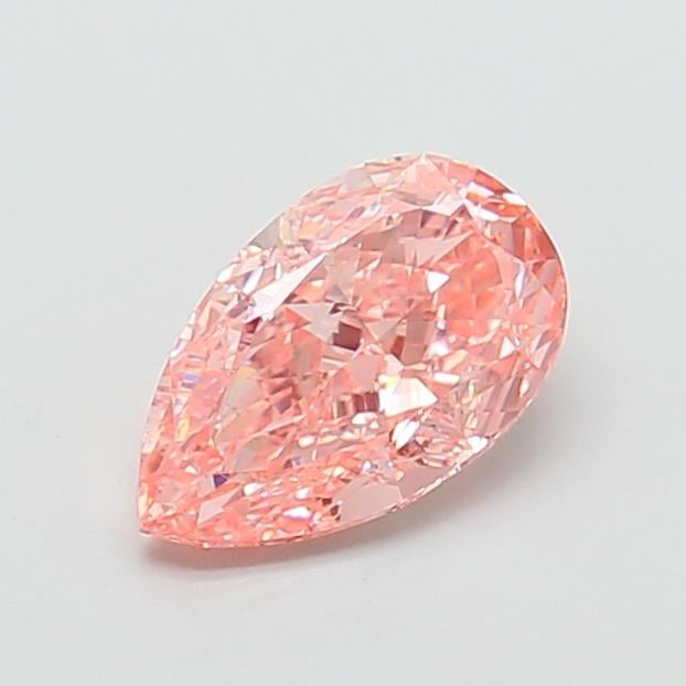 2.09 Ct. Fancy Vivid  Pink Pear Lab Grown Diamond