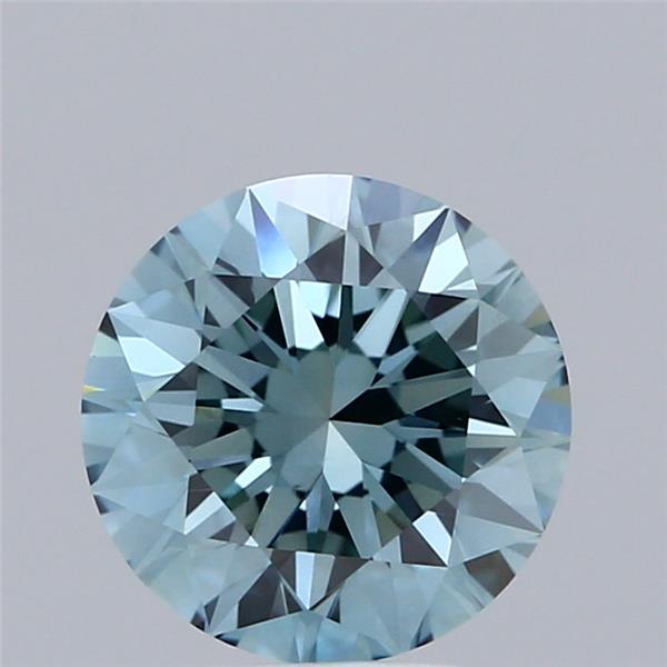 2.01 Ct. Fancy Vivid Green Round Lab Grown Diamond