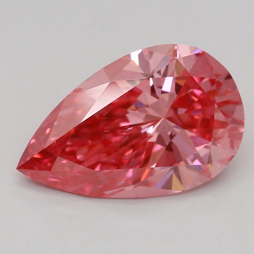 1.53 Ct. Fancy Vivid Pink Pear Lab Grown Diamond