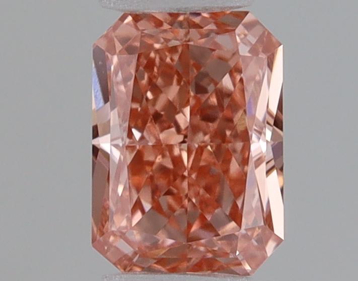 0.36 Ct. Fancy Intense Pink Radiant Lab Grown Diamond