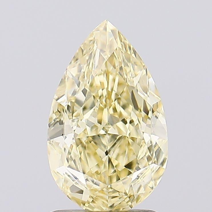 1.12 Ct. Fancy Intense Yellow Pear Lab Grown Diamond